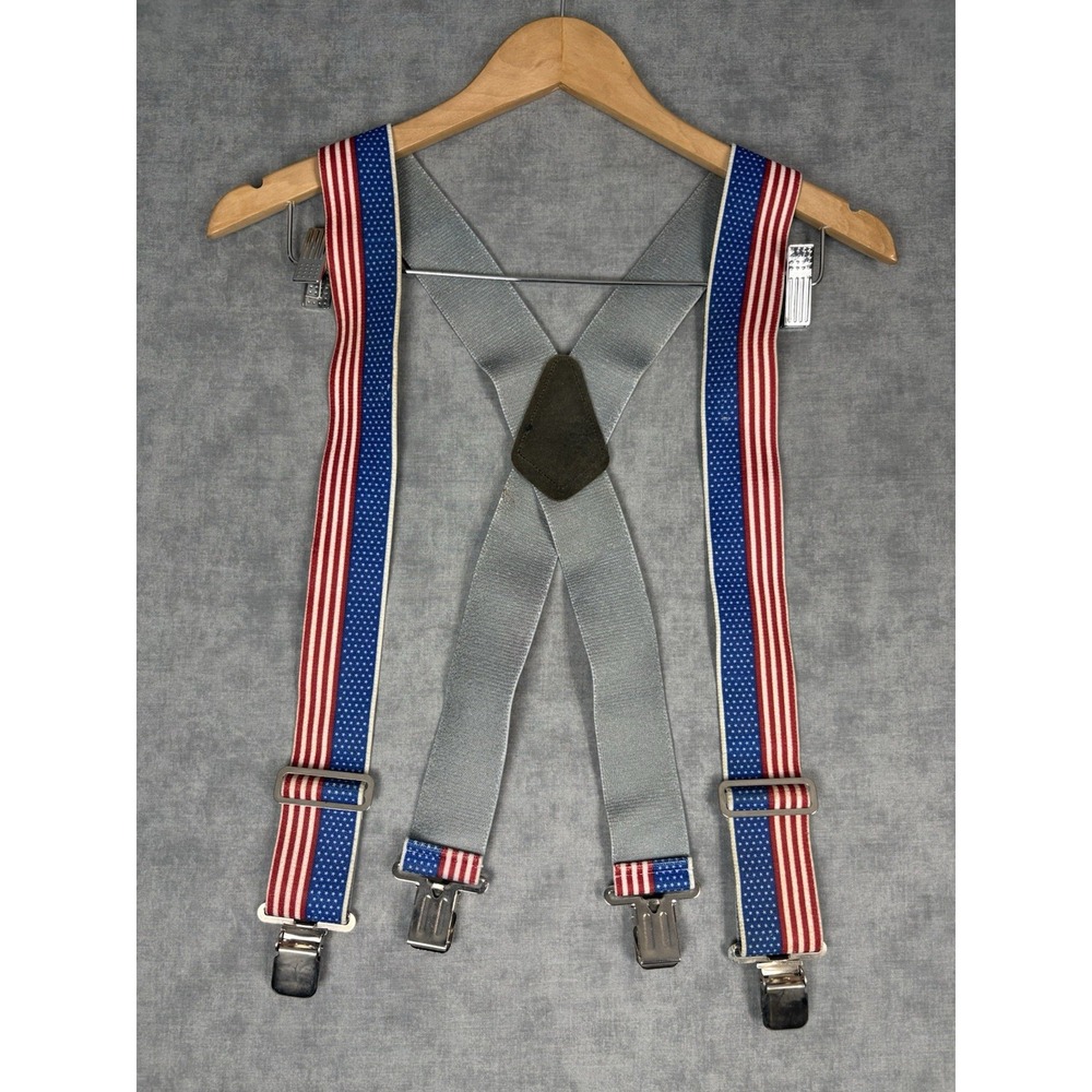 McGuire Nicholas Workwear Suspenders USA American Flag Patriotic